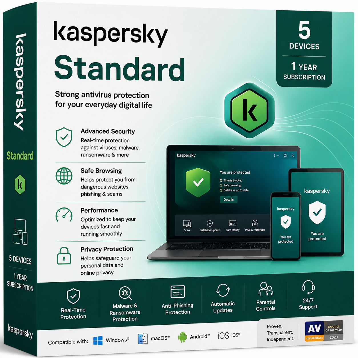 Kaspersky Standard – 5 Devices