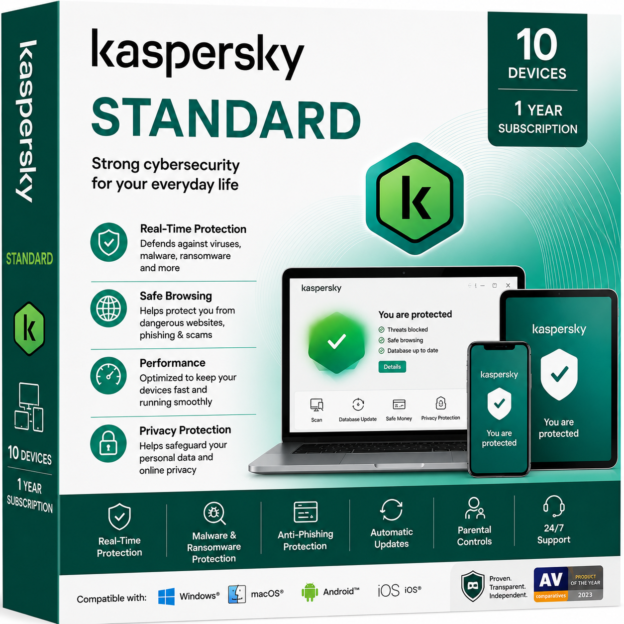 Kaspersky Standard – 10 Devices