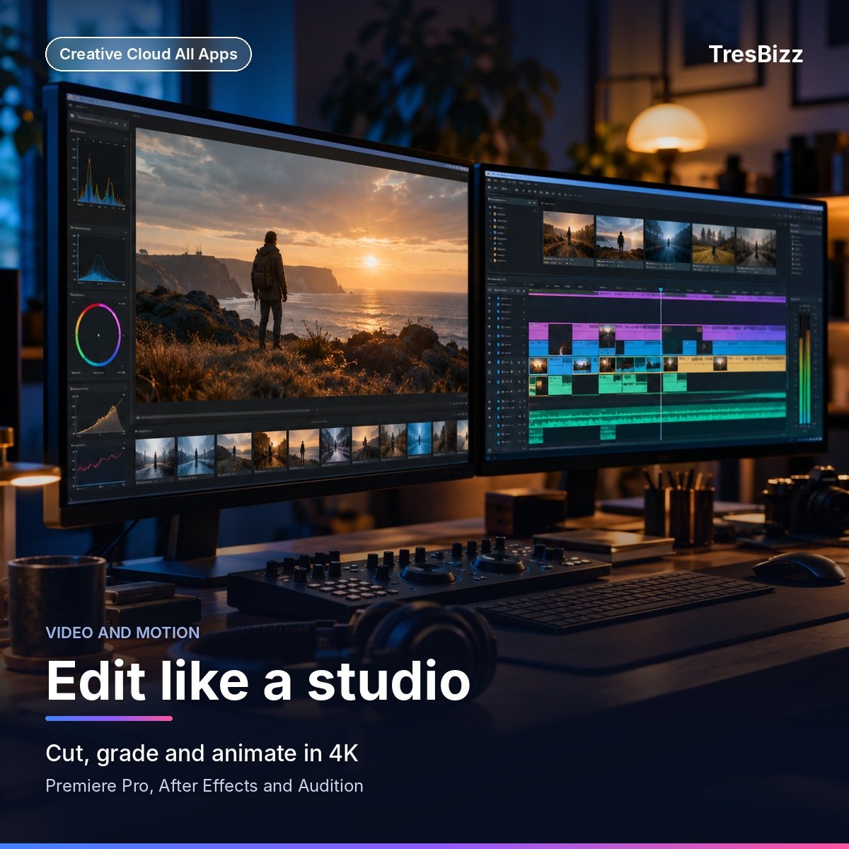 Adobe Creative Cloud All Apps for video editing