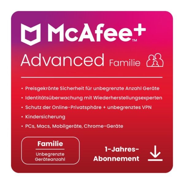 McAfee+ Advanced Family