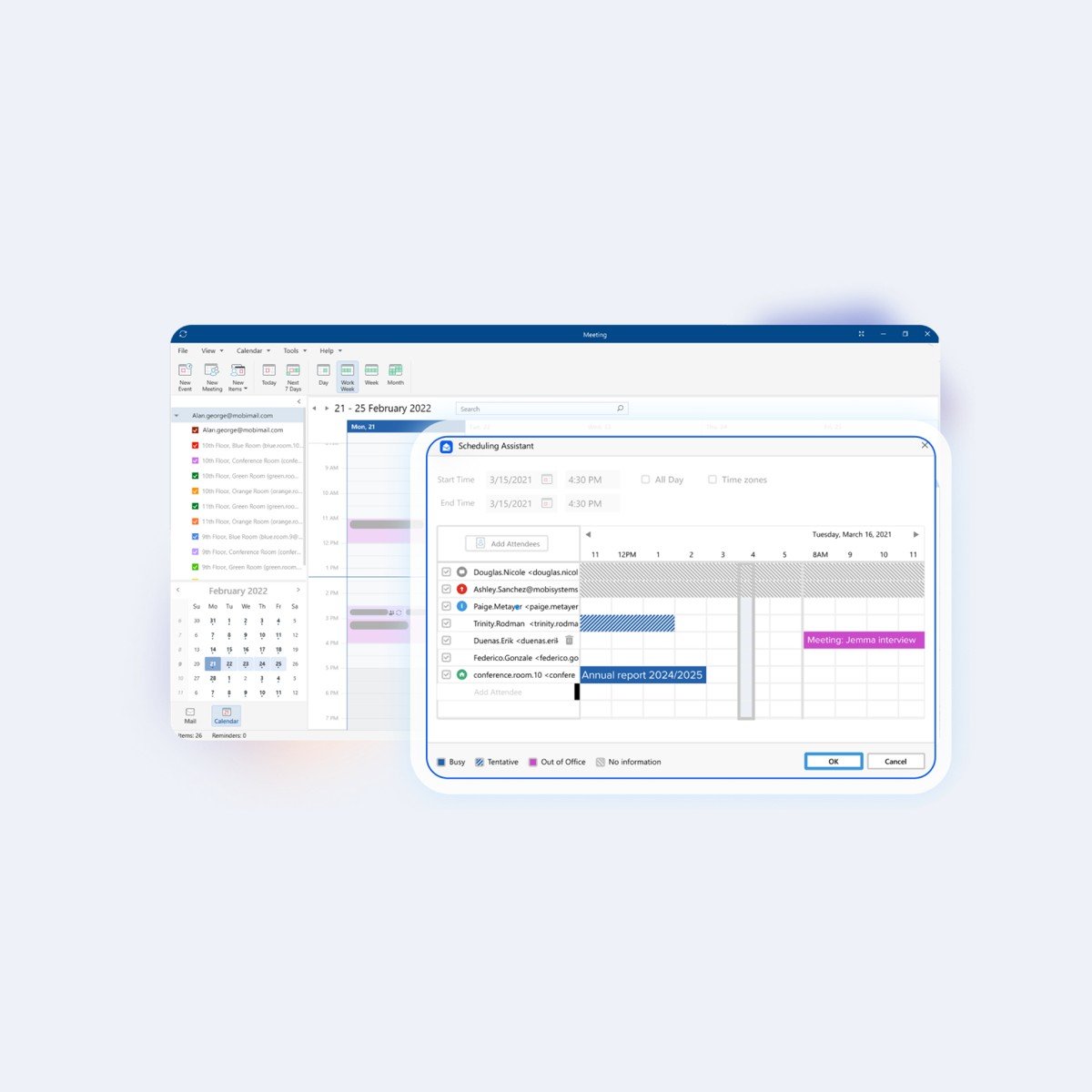 MobiOffice Mail and Calendar