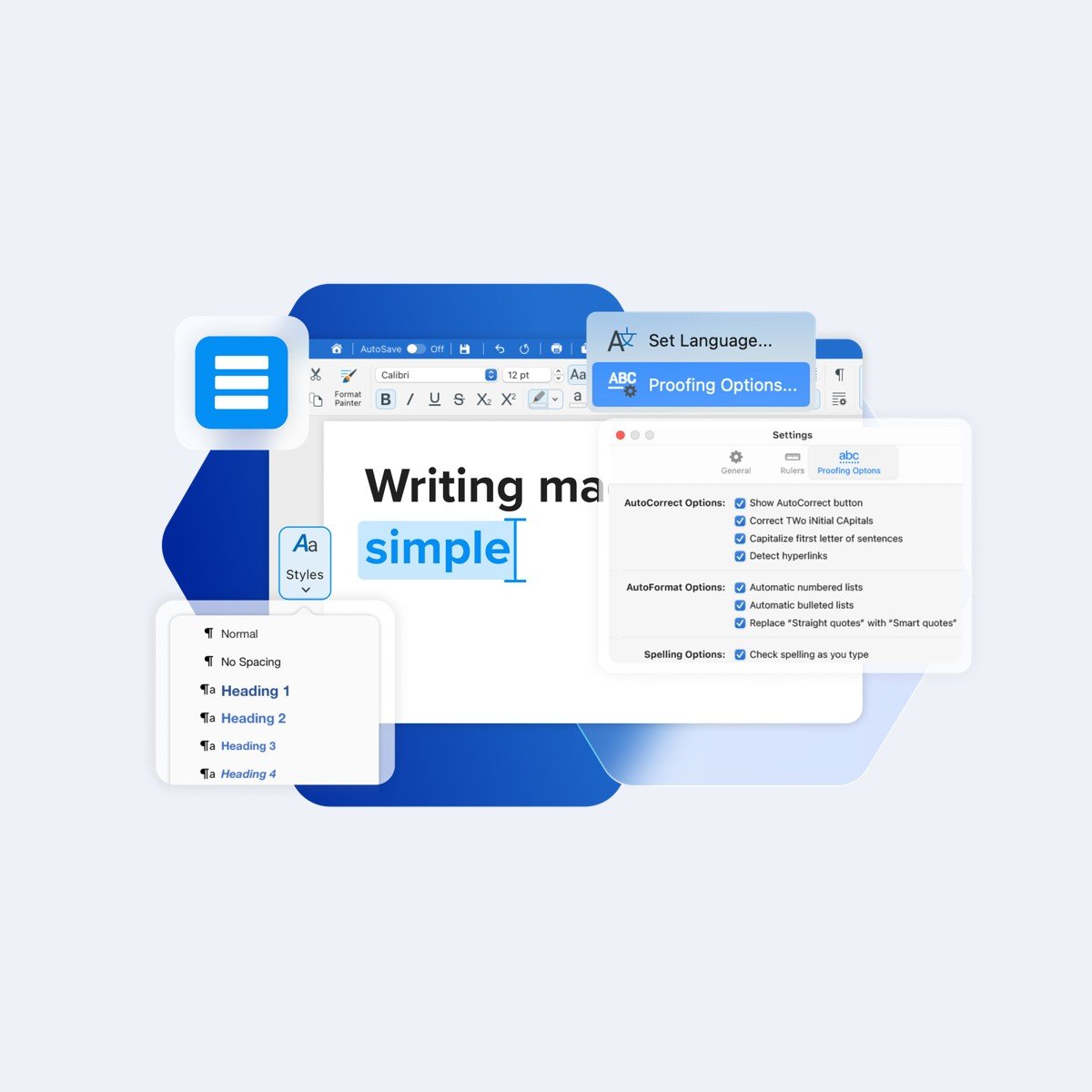 MobiDocs word processor