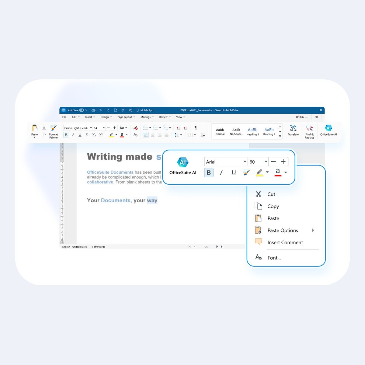 MobiDocs document editor